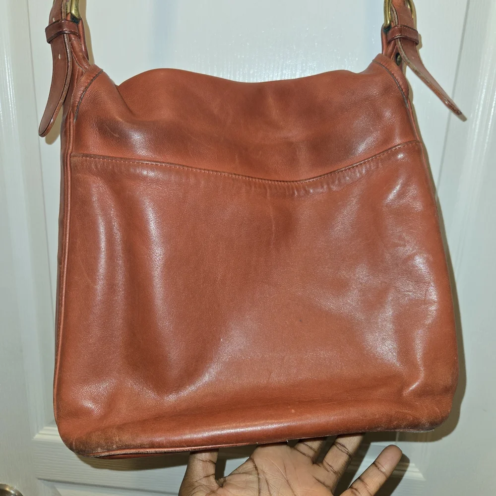 Coach Brown Leather Crossbody Bag - Picture 3 of 9